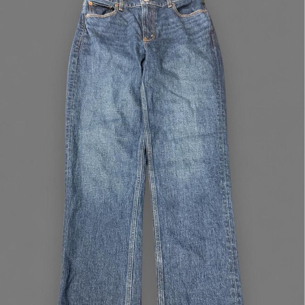 Abercrombie-fitch Women's Blue and Navy Jeans
